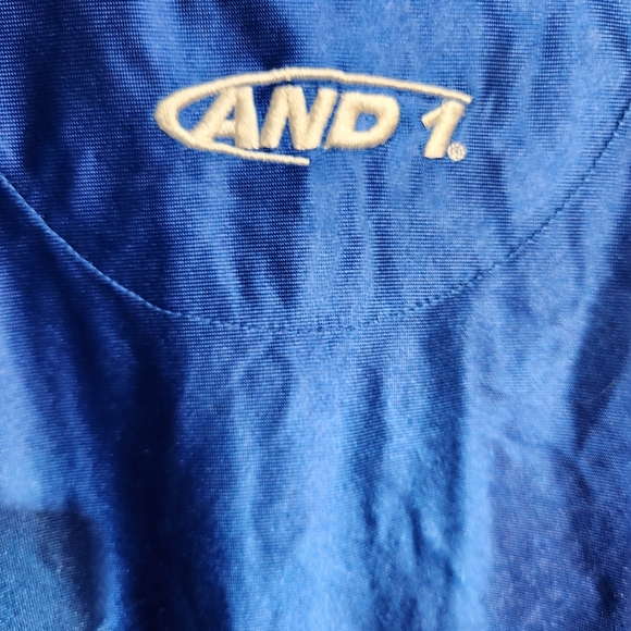VTG Y2K AND1 Youth Boy's Basketball Jersey Tank Size XL 18-20 Retro - Picture 5 of 5